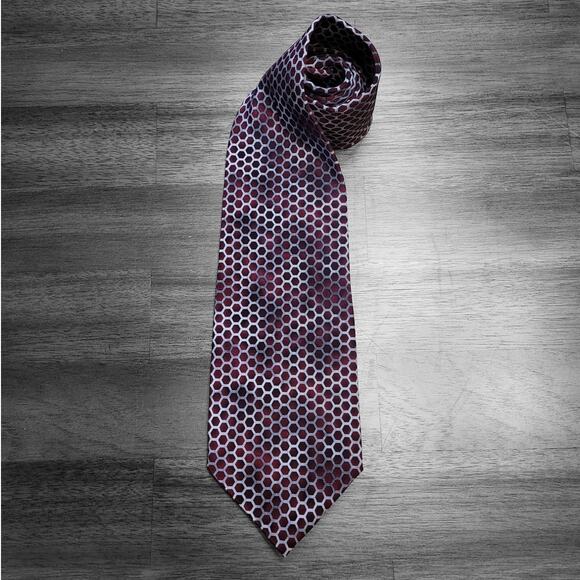 VTG 1996 Grateful Dead Silk Tie | Red Samson & Delilah 7th Set | 58” x 4” - Picture 1 of 11